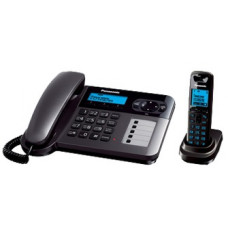 Радиотелефон DECT Panasonic KX-TG6451RU, темно-серый металлик